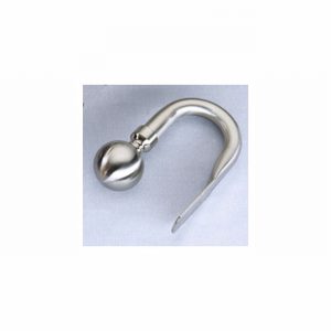 Curtain Holdback SWISH Belgravia Black Nickel Pair