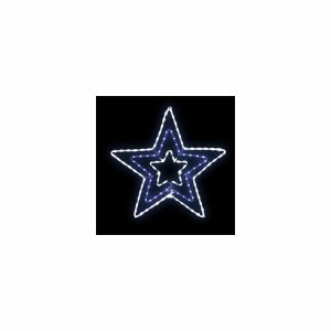 Christmas Star Ropelight LED 5Mtr. Blue & White