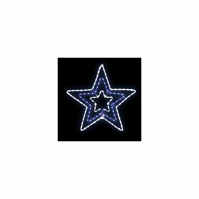 Christmas Star Ropelight LED 5Mtr. Blue & White