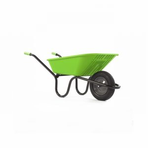 Wheelbarrow VIBRANTE Polypro 90Ltr. Lime Pneumatic Wheel