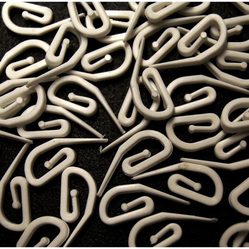 Curtain Hook Nylon Tape Hook 50pk