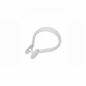 Shower Curtain Rings White x12