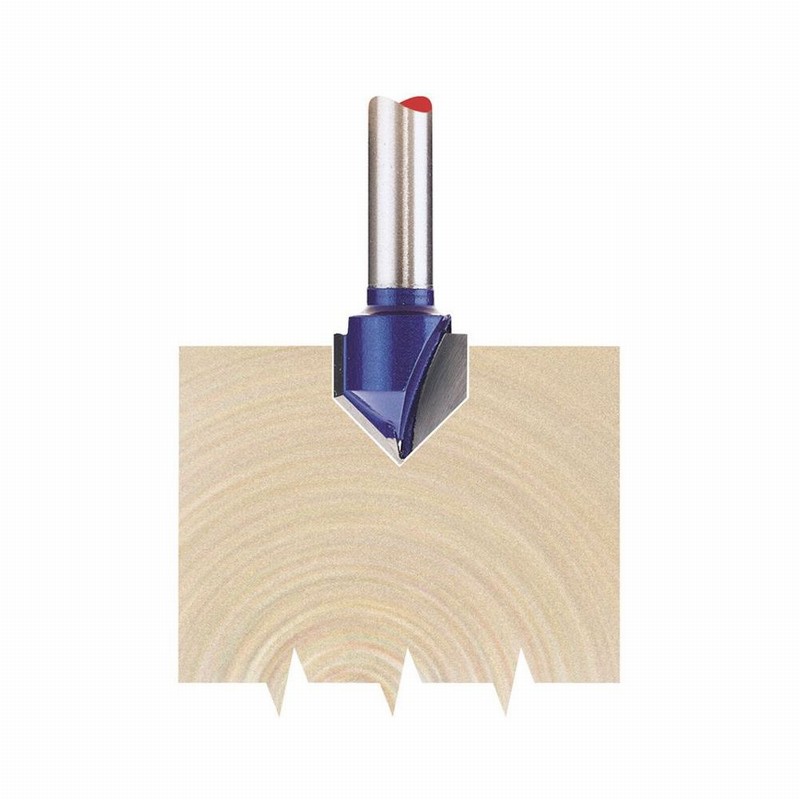 Router Bit 1/4"xGroove 12.7x90 Degree