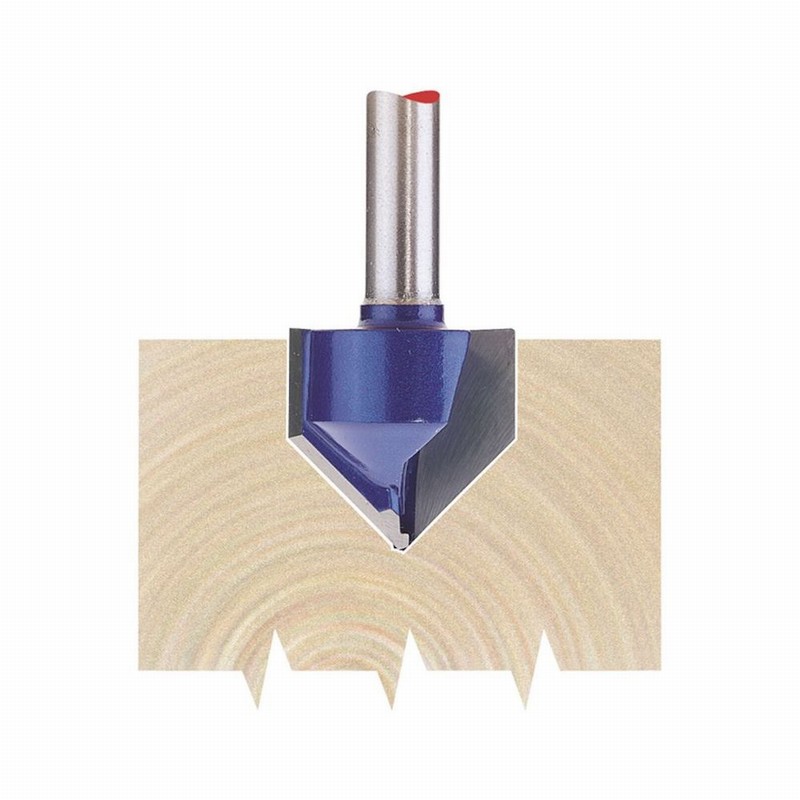Router Bit 1/4"xGroove 19x90 Degree
