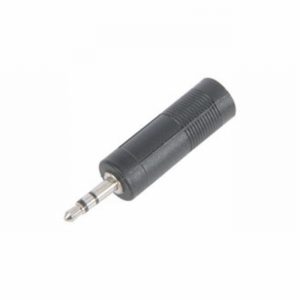 Adaptor 3.5 St. Plug to 6.35 St. Skt.