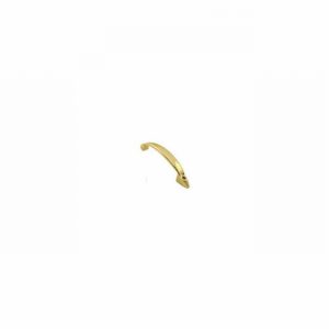 Handle D Brassed Front Fixing 4inch