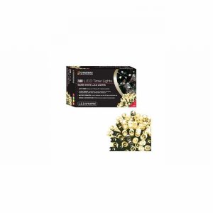 Christmas Lights 300 LED Warm White Timer 3xAA Req.