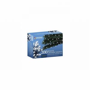Christmas Lights 200 LED Cool White Chaser