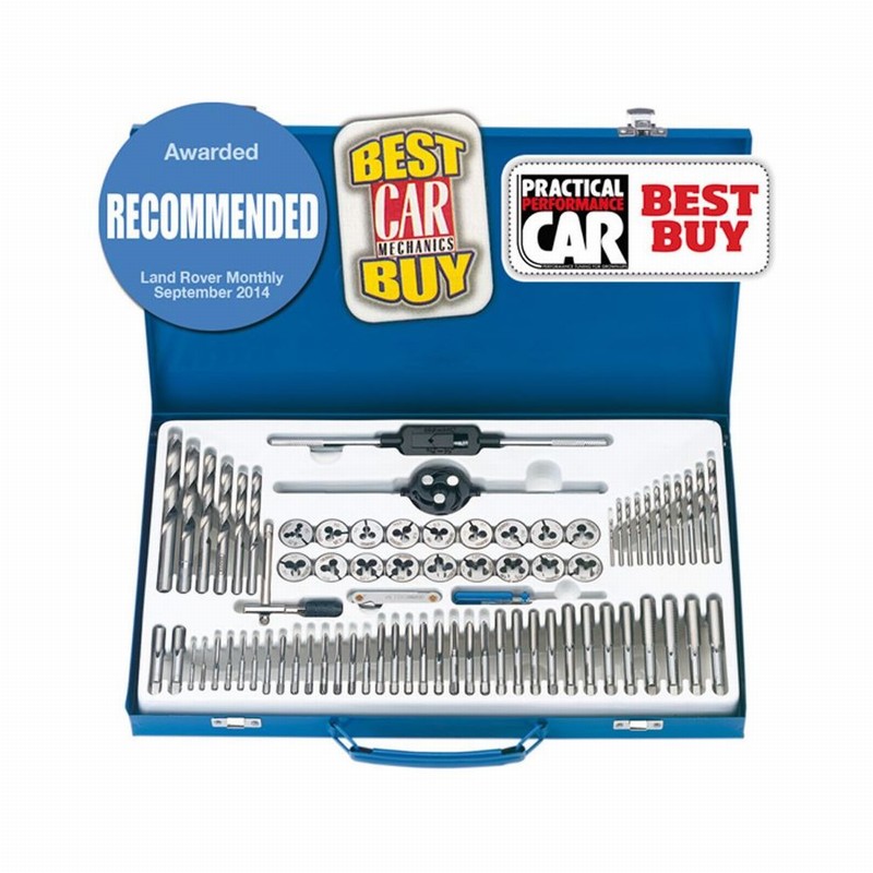 Tap & Die Set DRAPER 73Pce. MM & BSP