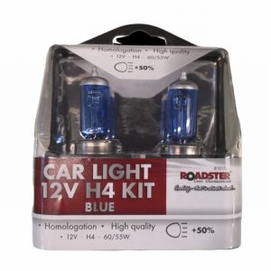 Car Bulb ROADSTER H4 12Volt 60/55Watt Blue x2
