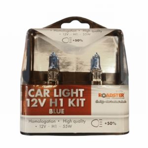 Car Bulb ROADSTER H1 12Volt 55Watt Blue x2