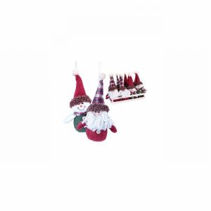 Christmas Ornament Snowman/Santa 6"