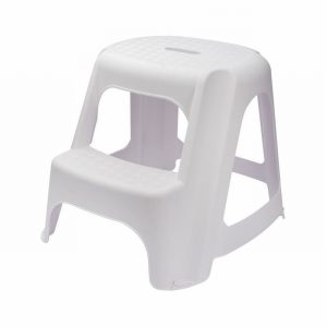 Step Stool DRAPER 2 Step White