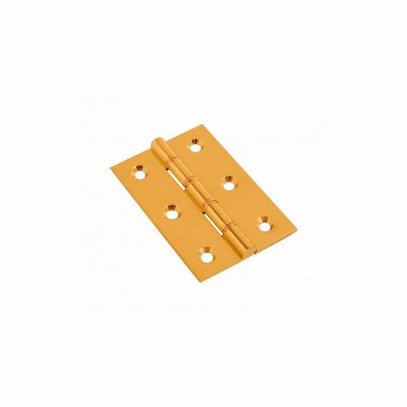 Hinge Butt 100x76mm Brass Polish Phos. Washered