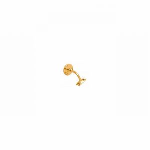 Handrail Bracket 63MM Polished Brass