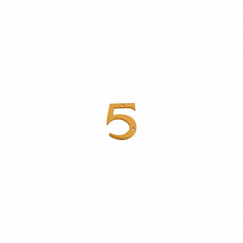 Numeral Brass 3" No.5