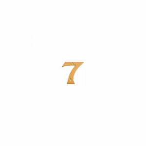 Numeral Brass 3" No.7