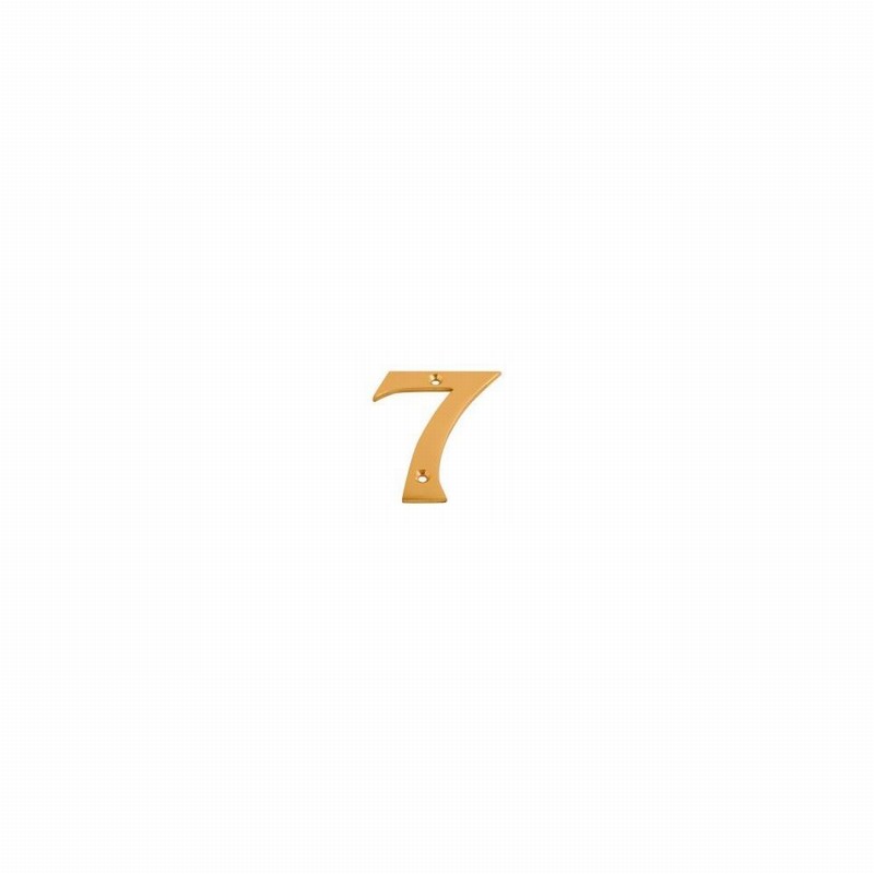 Numeral Brass 3" No.7