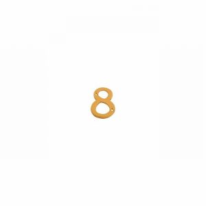 Numeral Brass 3" No.8