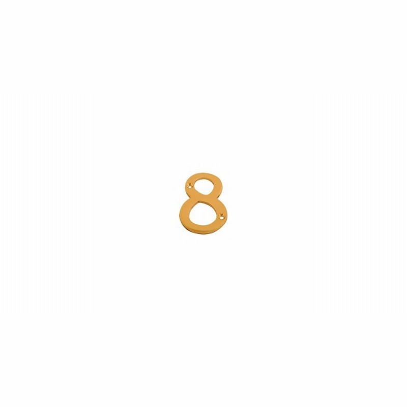 Numeral Brass 3" No.8