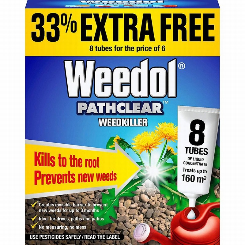 Weedkiller WEEDOL Pathclear 8for6 Tube Concentrate