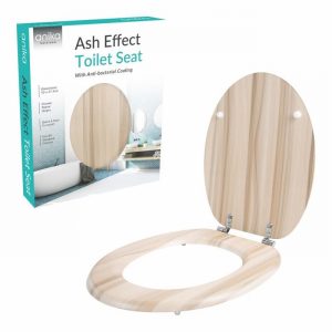 Toilet Seat Ash Effect & Antibacterial Coating