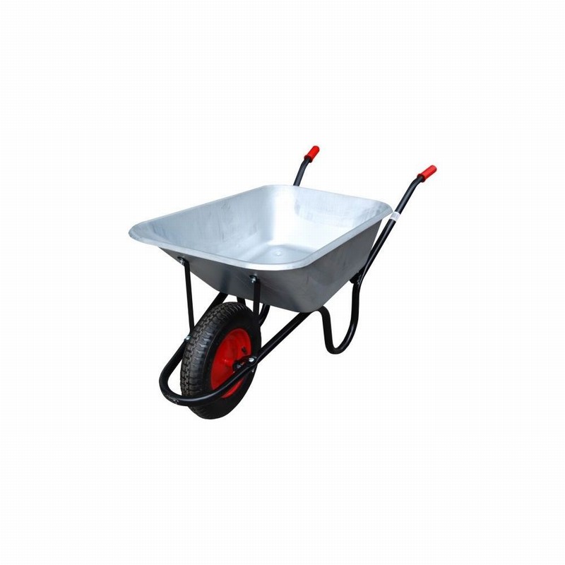 Wheelbarrow COUNTY 120Ltr. Galv. Pneumatic Wheel