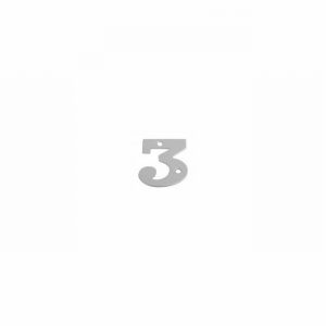 Numeral Aluminium 2" No.3