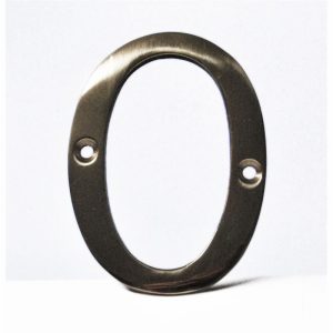 Numeral Brass No.0