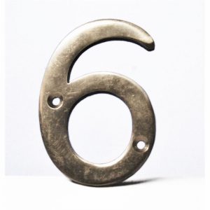Numeral Brass No.6 & 9