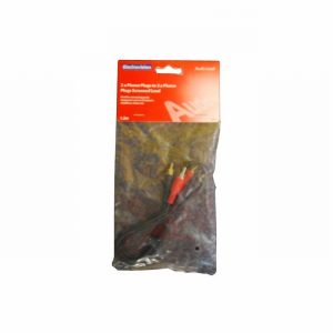 Lead 2 Phono Plugs to same 1.2Mtr