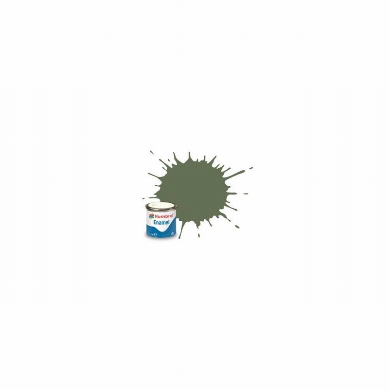 Paint HUMBROL Enamel # 102 Army Green Matt 14ml