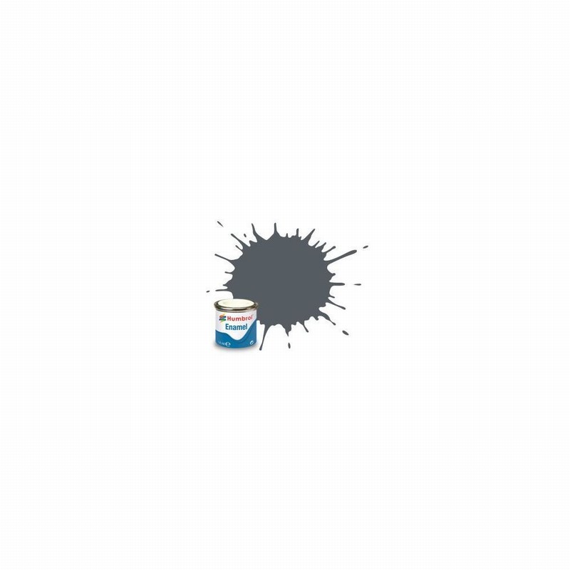 Paint HUMBROL Enamel # 125 US Grey Satin 14ml
