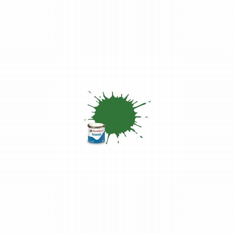 Paint HUMBROL Enamel # 131 Mid Green Satin 14ml