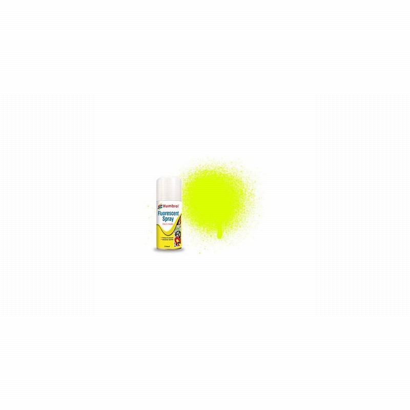 Paint HUMBROL Fluorescent Yellow 150ml Aero.