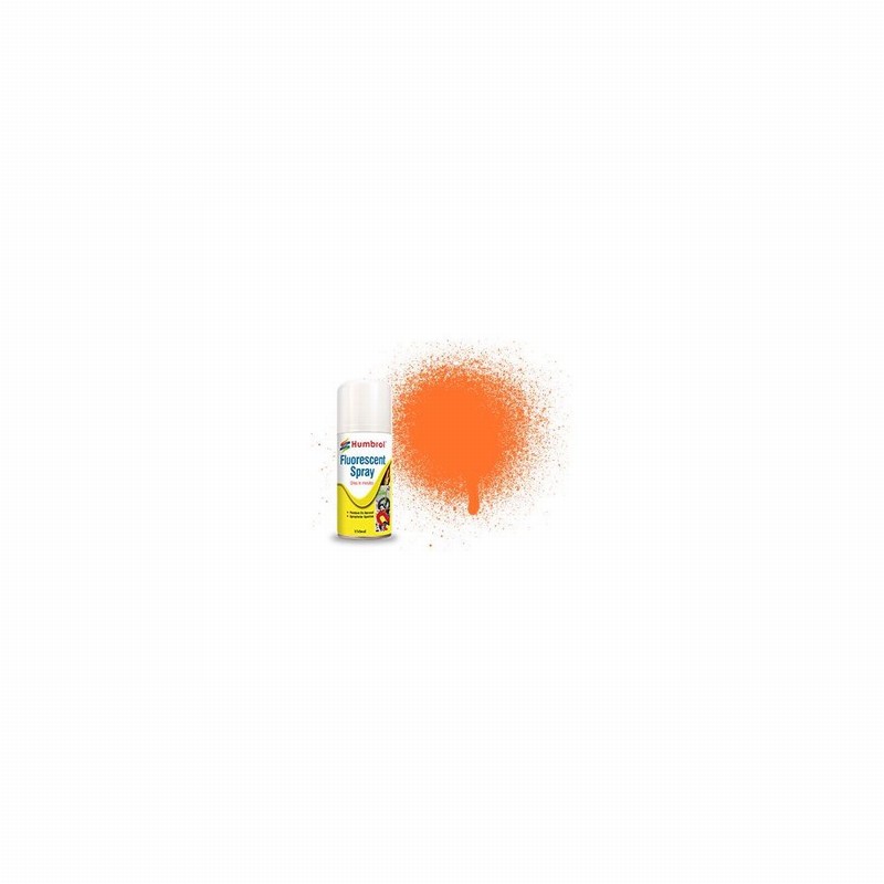Paint HUMBROL Fluorescent Orange 150ml Aero.