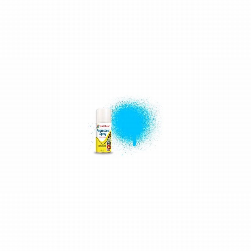 Paint HUMBROL Fluorescent Blue 150ml Aero.