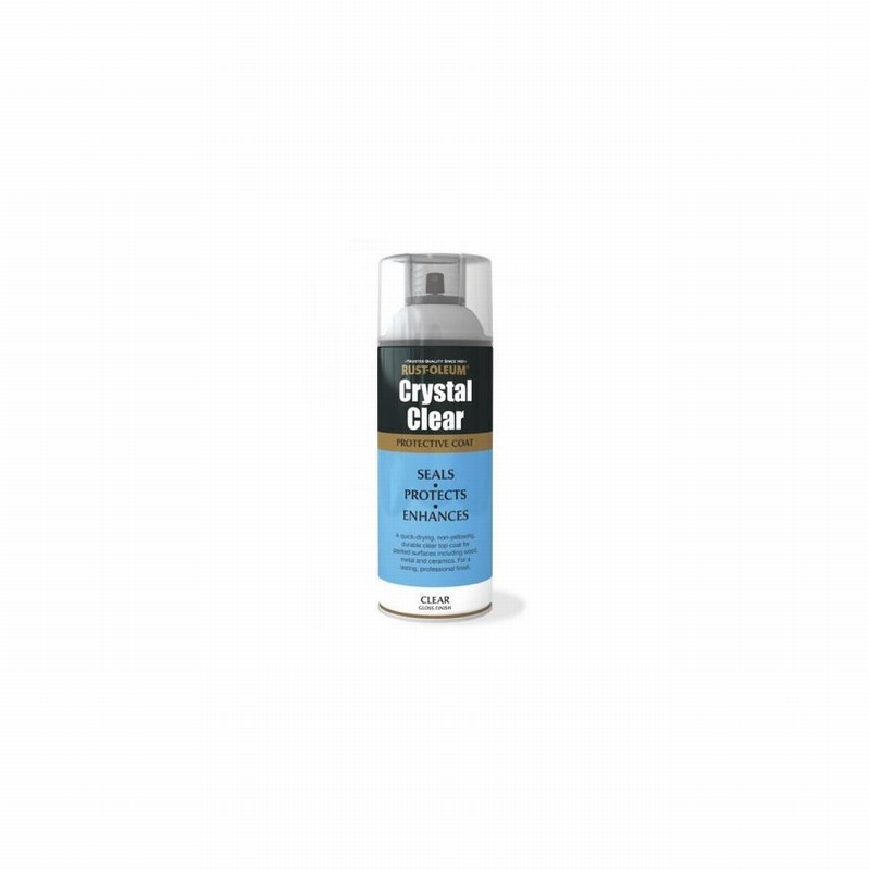 Crystal Clear Top Coat Gloss 400ml Aero.