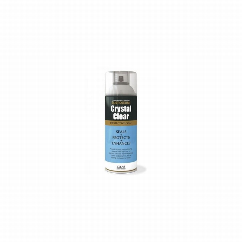 Crystal Clear Top Coat Matt 400ml Aero.