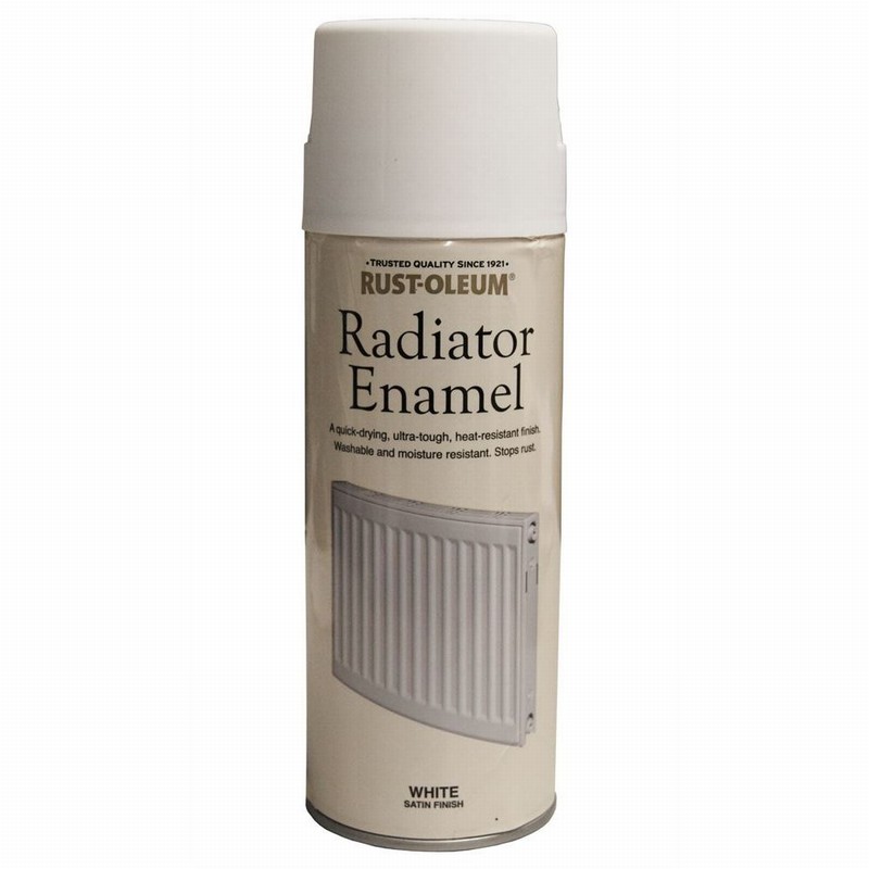 Paint SA Radiator Enamel White Satin 400ml Aero.