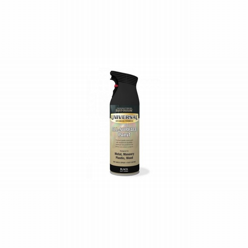 Paint UNIVERSAL Black Matt 400ml Aero.