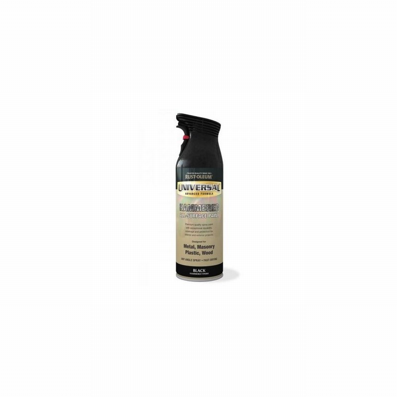 Paint UNIVERSAL Black Hammered 400ml Aero.