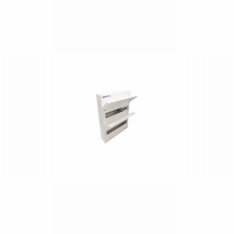 Consumer Unit 18thEd.27Way Metal IS+MCB+SA