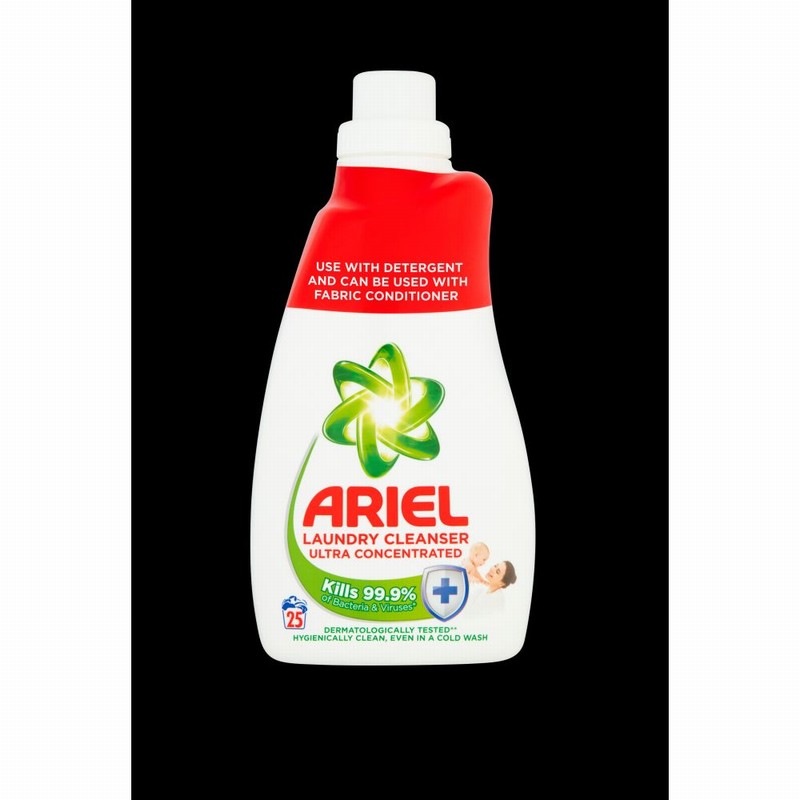 Cleanser ARIEL Laundry Kills 99.9% of Bacteria 1Ltr.