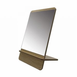 Mirror Wooden Natural Freestanding