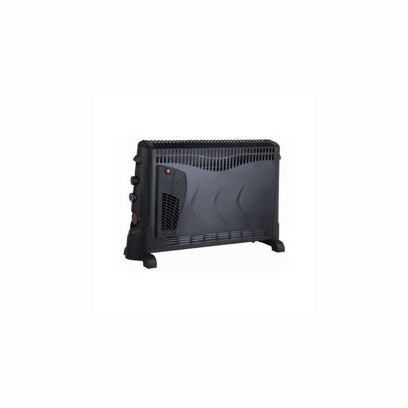 Heater Convector 2Kw Turbo & Timer Black