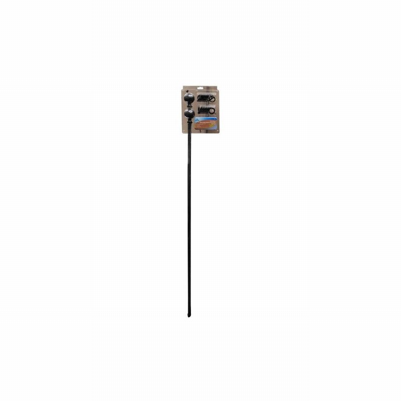 Curtain Pole Metal Ball End 120>210cm D