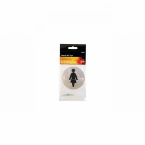 Sign WC Female Aluminium D
