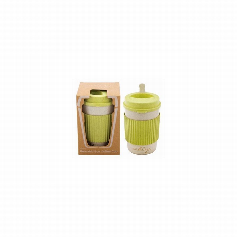 Mug Travel Eco Reuseable 350ml Snap Lid