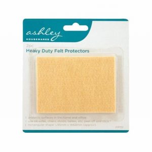 Pads Felt Self Adhesive 95x68mm x2 Heavy Duty D